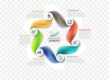 Infographic Chart Diagram Information - Streamers curve Category ppt element 