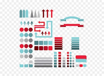 Infographic Chart Element - Many types of decorative Chart PPT 