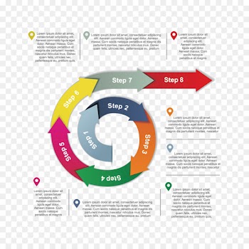 Infographic Chart Photography - arrow superimposed pattern 