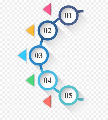 Infographic Circle Icon - Circles and triangles infographics vector PPT 