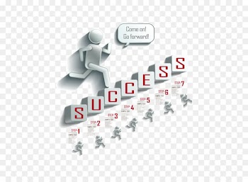 Infographic Clip art - Vector people on the steps 