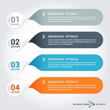 Infographic element templates collection Free Vector