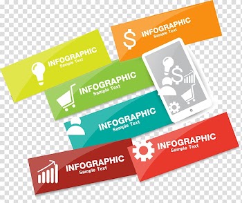 Infographic Euclidean Icon, Banner color creative flat ppt directory transparent background PNG clipart