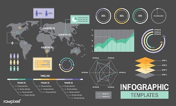 Infographic graphic graph | Free stock vector - 2065