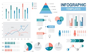 Infographic graphic graph | Free stock vector - 2075