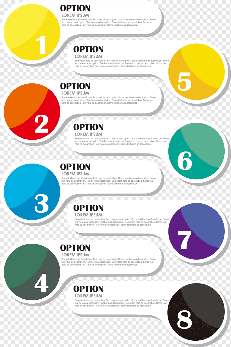 Infographic Presentation Icon, Business infographics material, Option text overlays, business Woman, text, logo png