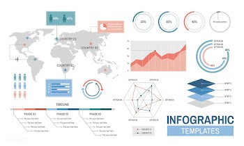 Infographic shape analysis | Free stock vector - 2063