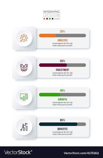 infographic template business concept
