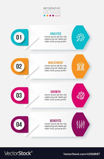 infographic template business concept