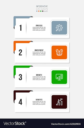 infographic template business concept