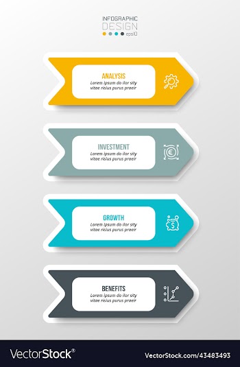 infographic template business concept with
