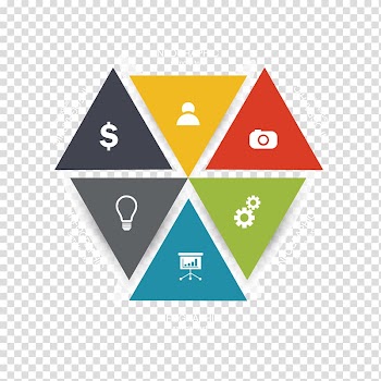 Infographic Triangle , color triangle transparent background PNG clipart