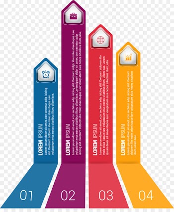 Infographic - Up arrow color sequence directory 