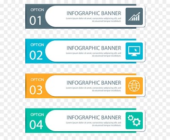 Infographic Web banner Euclidean vector Presentation - Vector hand painted color PPT 