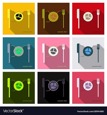 Infographic with color elements information vector image