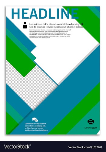 Infographics in brochures for minimalist design vector image