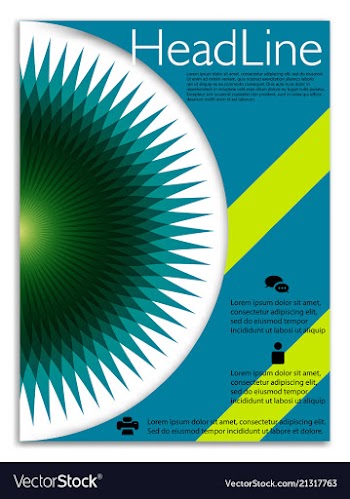 Infographics in brochures for minimalist design vector image