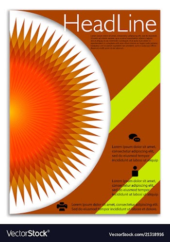 Infographics in brochures for minimalist design vector image