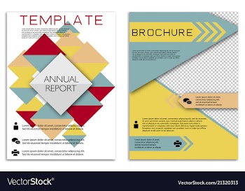 Infographics in brochures for minimalist design vector image