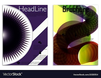 Infographics in brochures for minimalist design vector image