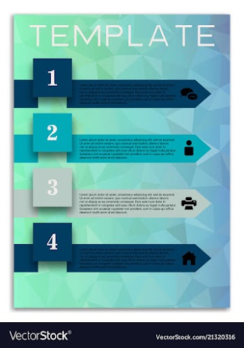 Infographics in brochures for minimalist design vector image