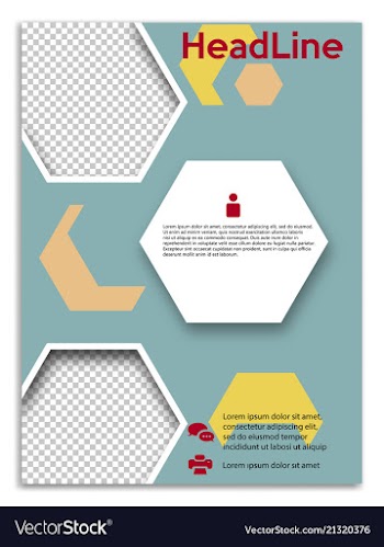 Infographics in brochures for minimalist design vector image