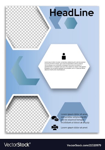Infographics in brochures for minimalist design vector image