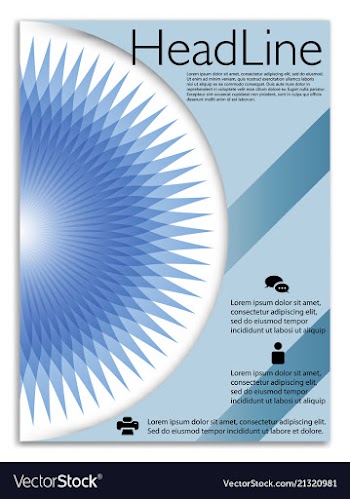 Infographics in brochures for minimalist design vector image