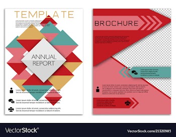 Infographics in brochures for minimalist design vector image