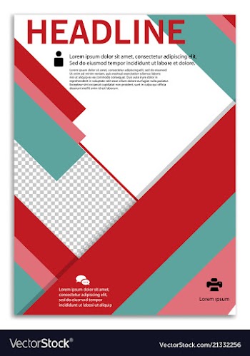 Infographics in brochures for minimalist design vector image