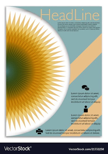 Infographics in brochures for minimalist design vector image