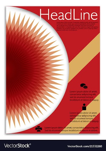 Infographics in brochures for minimalist design vector image