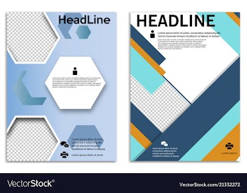 Infographics in brochures for minimalist design vector image