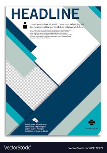 Infographics in brochures for minimalist design vector image