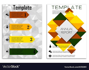 Infographics in brochures for minimalist design vector image