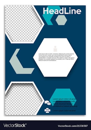 Infographics in brochures for minimalist design vector image