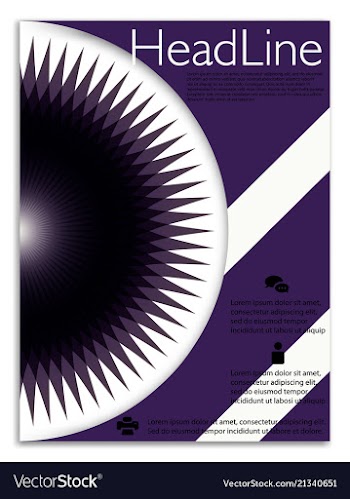 Infographics in brochures for minimalist design vector image