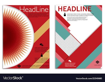 Infographics in brochures for minimalist design vector image