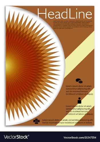 Infographics in brochures for minimalist design vector image