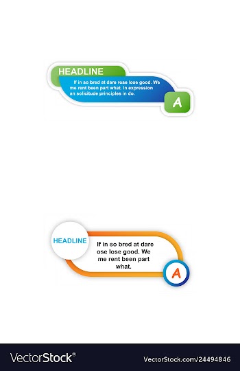 Infographics template four options with paper vector image