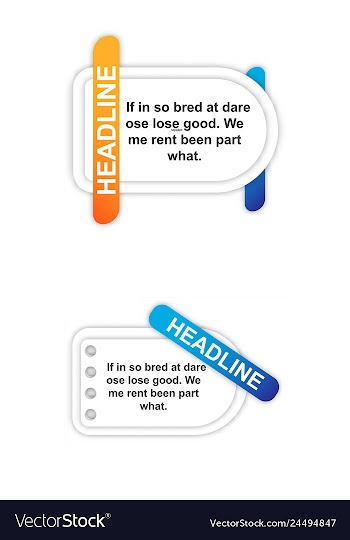 Infographics template four options with paper vector image
