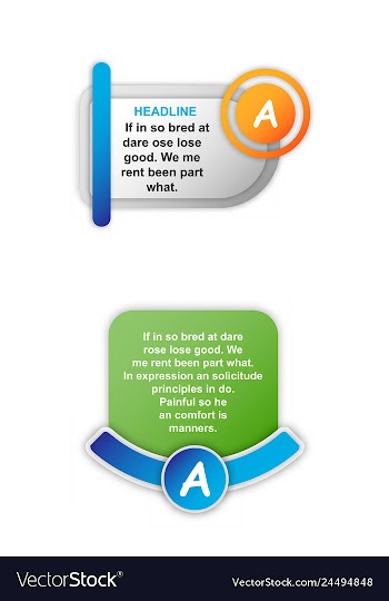 Infographics template four options with paper vector image