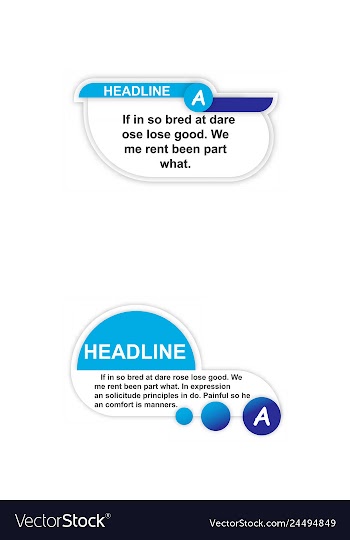 Infographics template four options with paper vector image