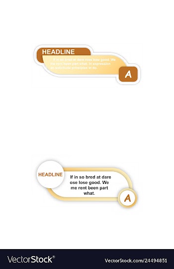 Infographics template four options with paper vector image