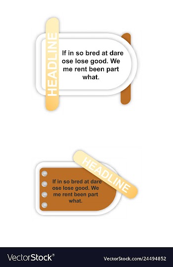 Infographics template four options with paper vector image