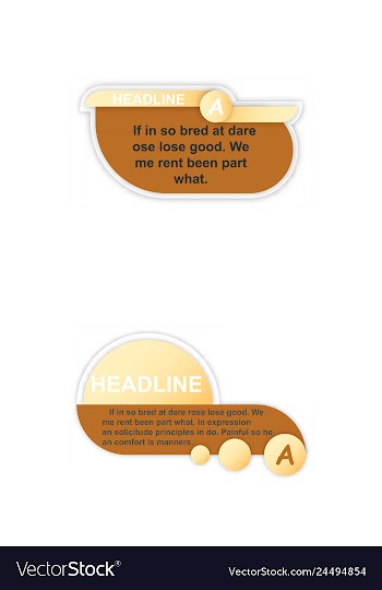 Infographics template four options with paper vector image