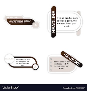Infographics template four options with paper vector image
