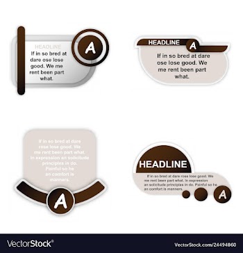 Infographics template four options with paper vector image