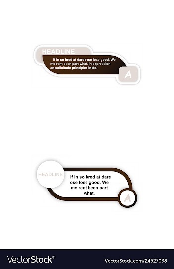 Infographics template four options with paper vector image