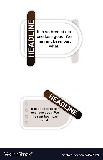 Infographics template four options with paper vector image